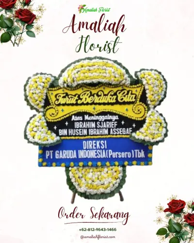 Papan Bunga Duka di Sumurbandung