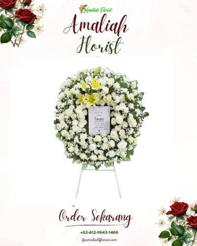 Krans Bunga Duka Cita di Sumurbandung