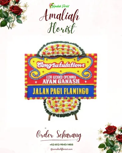 Bunga Papan Congratulation di Sumurbandung